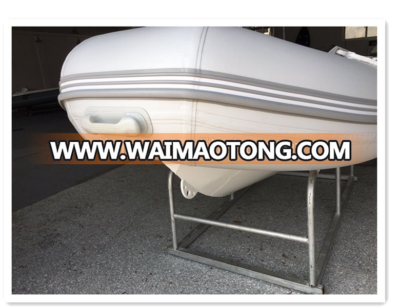 Liya 2.4-4.8m small boat with oars hypalon inflatable boat aluminium