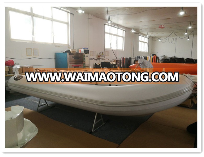 Liya 2.4-4.8m small boat with oars hypalon inflatable boat aluminium