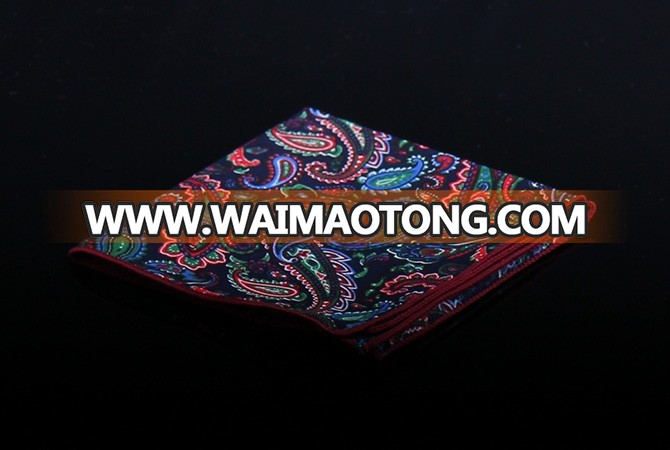 Factory direct China wholesale custom print pocket square