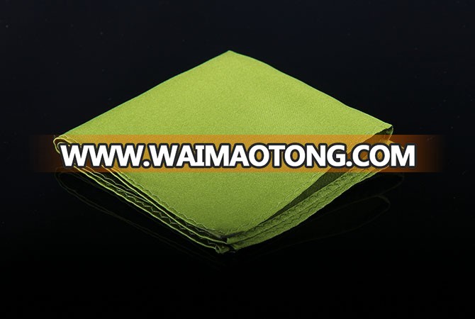 Factory Direct Chine Wholesale Custom Pure Color Pocket Square