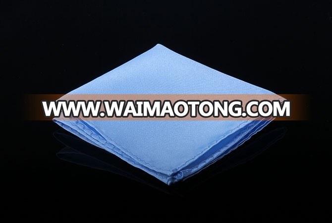 Factory Direct Chine Wholesale Custom Pure Color Pocket Square