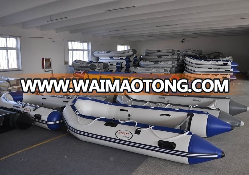 Liya 2-6.5m pvc inflatable fishing boats foldable inflatable raft