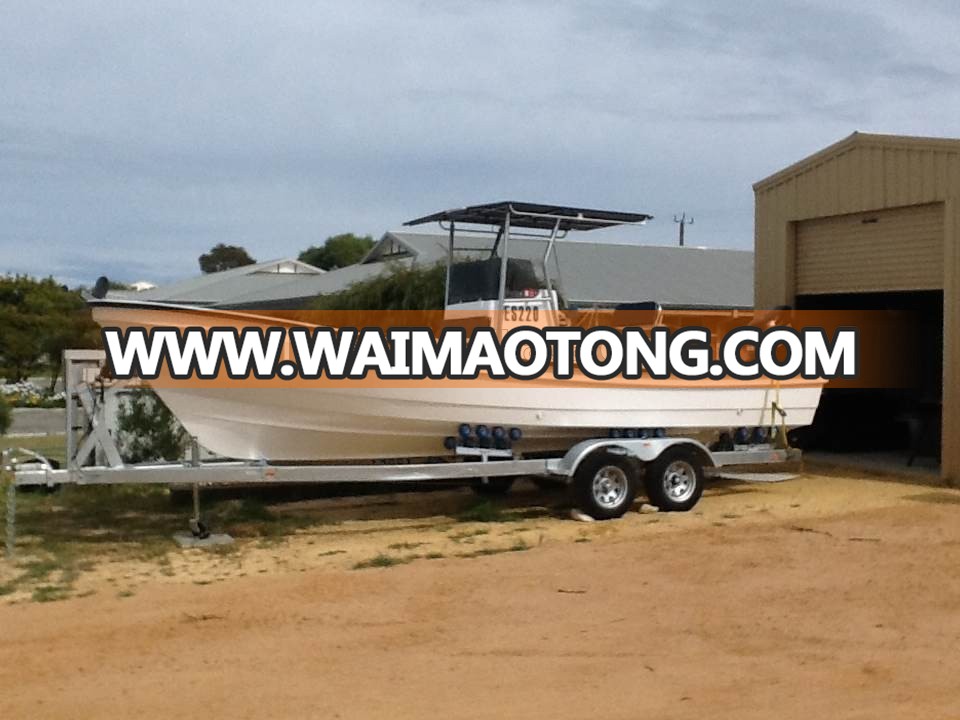 Liya panga boat factory 25ft v bottom fishing boats for sale