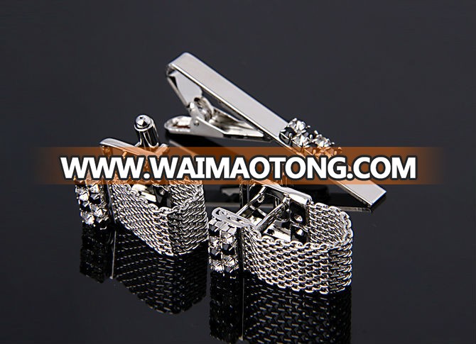 Wholesale funny chain cuffl<em></em>ink tie clips