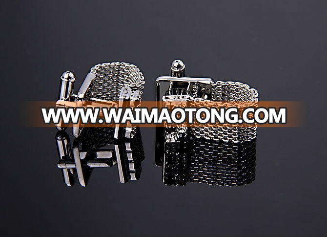 Wholesale funny chain cuffl<em></em>ink tie clips