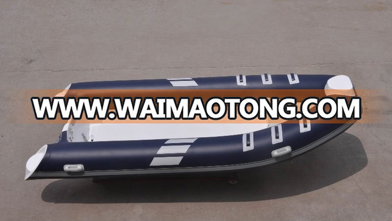 Liya new cheap open rigid hull boats fiberglass inflatable boats rib boat