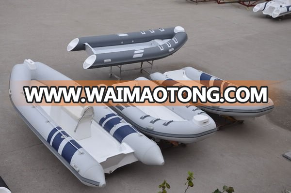 Liya new cheap open rigid hull boats fiberglass inflatable boats rib boat