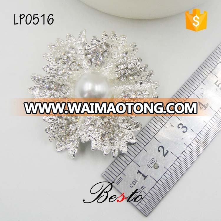 Wholesale new jewelry rhinestone brooch for wedding invitation