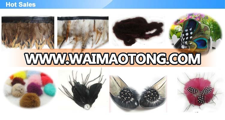 Wholesale plume fringe cheap natural rooster feather trims