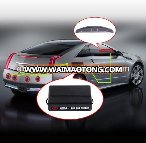 Three color LED display backup car parking sensor Car Reversing Aid