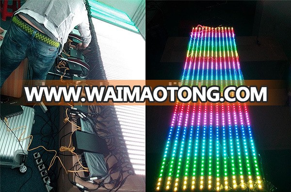 The highest quality DMX512 rgb full color outdoor led linear lights decorating buildings