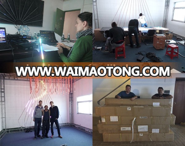 The highest quality DMX512 rgb full color outdoor led linear lights decorating buildings