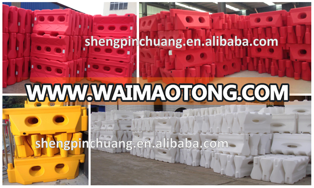 Red Plastic Road Traffic Fence Barrier Plastic Traffic Barriers