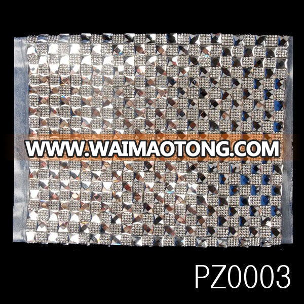 PZ0007 cheap women sexcy 888 hot fix sheets mesh fabric rhinestone