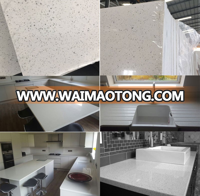 Sparkle Quartz Stone Countertop, Sparkle Quartz Stone/Vanity Top