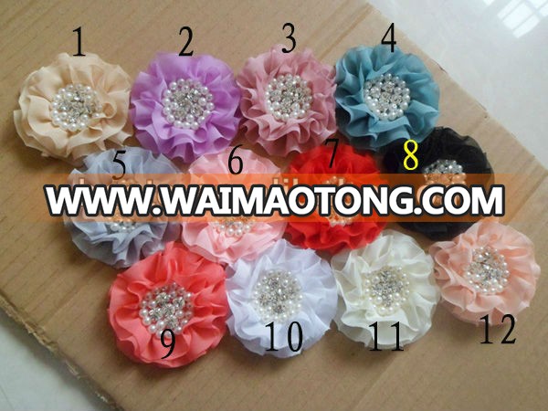 CF0452 2913 High quality wholesale girl bead flower applique for clothing