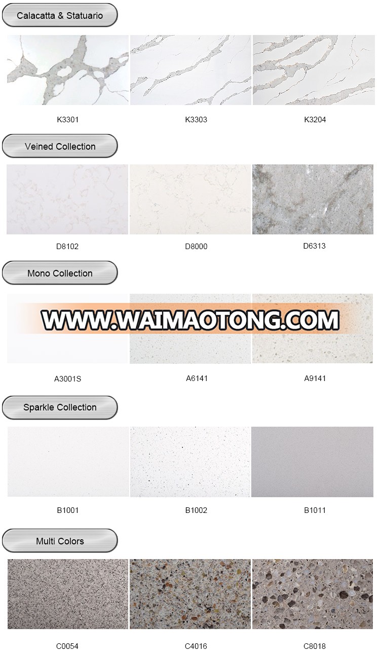 Calacatta White Artificial Quartz Stone Slabs