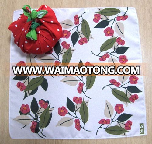 Design your own furoshiki Japanese traditio<em></em>nal polyester crepe furoshiki wrapping cloth