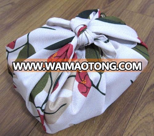 Design your own furoshiki Japanese traditio<em></em>nal polyester crepe furoshiki wrapping cloth