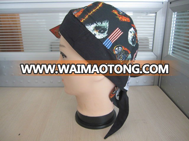 2013 Bandana Cap For Sale Carrying Charms Wholesale Cotton Pirate Cap for Adults and Children