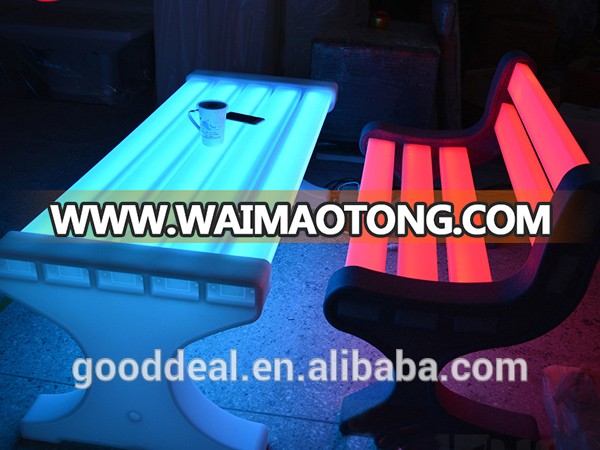 Outdoor garden park led chair, led furniture waterproof