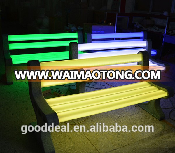 Outdoor garden park led chair, led furniture waterproof