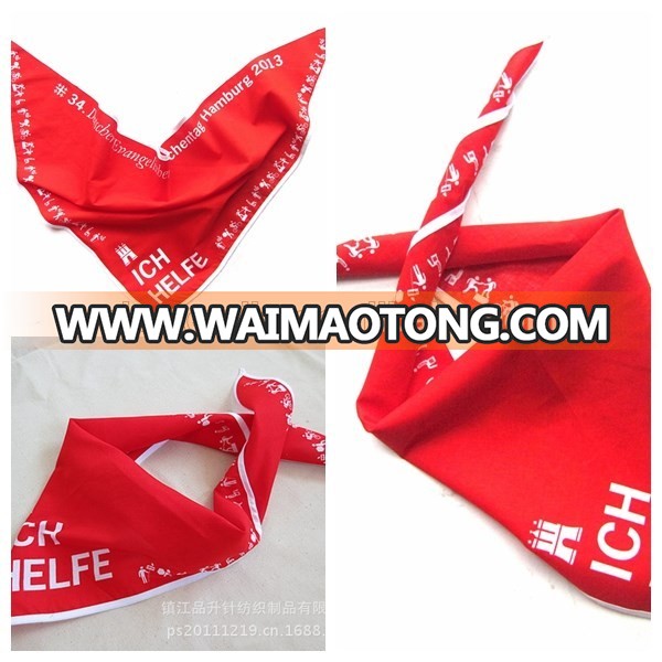 Custom logo triangle pet bandana