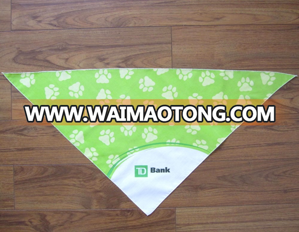 Excellent quality cheap custom printed pet bandana