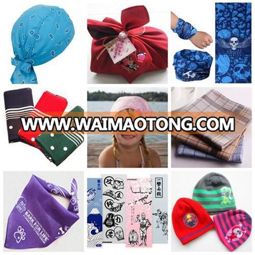 Custom 8 in 1 sports skiing headwear outdoor multifunctio<em></em>nal seamless bandana magic tube bandana