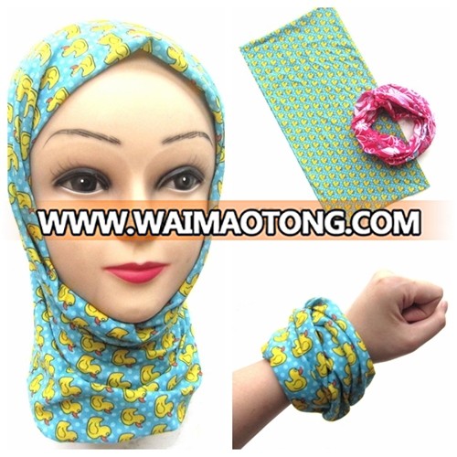 multifunctio<em></em>nal bandana head scarf seamless neckerchief snood muslim durag tube headwear wrist band neck warmer pirate hat