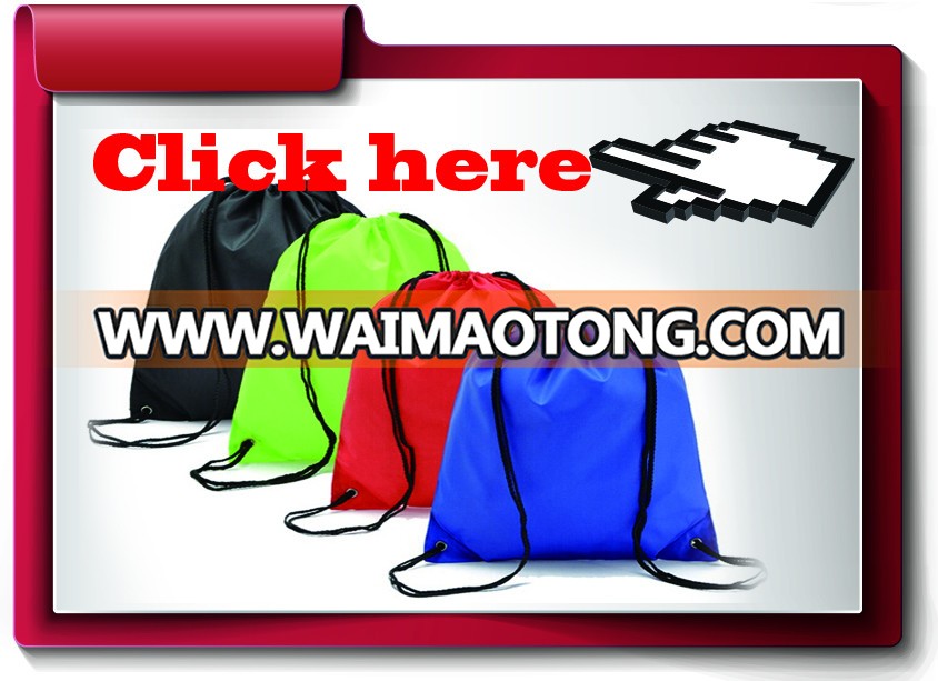 Recyclable reusable nylon folding bag with pouch