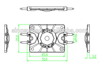 SMD 3535 3w high power led module 160 degree led module