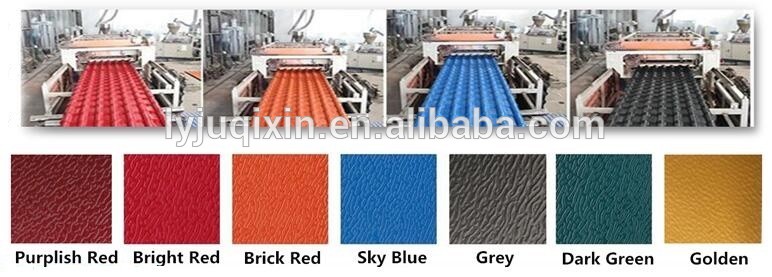 APVC Synthetic resin roof tile/Spanish ASA & PVC anti-corrosive roof tile and roof sheet