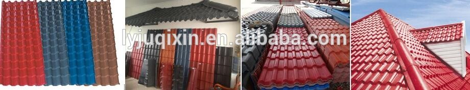 Colorful stable ASA & PVC plastic kerala roof tile prices