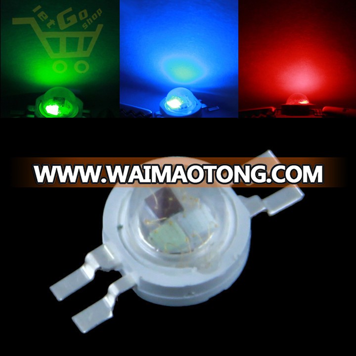 New Design 4pins 1W High Power Led Chip RGB tri-color Led Emitting