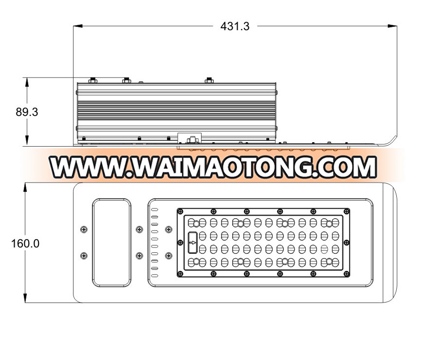 IP65 3030 SMD 60W LED street light