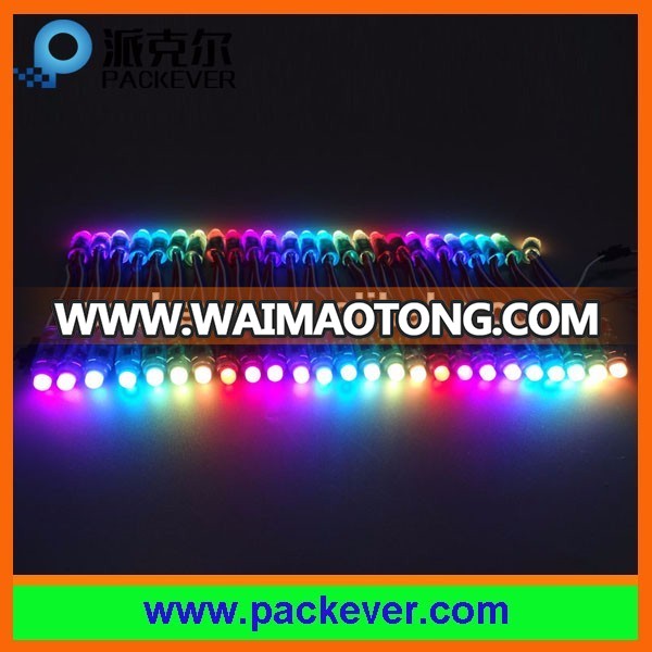 White wire RGB 12mm 5V or 12V ws2811 LED pixel string