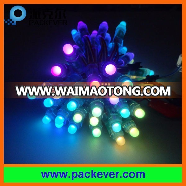 White wire RGB 12mm 5V or 12V ws2811 LED pixel string