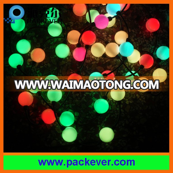 DC24V waterproof RGB color 3D lighting 50mm UCS1903 digital LED ball