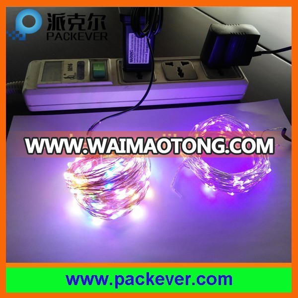 DC3V 5V 12V input battery drive waterproof christmas copper wire LED starry string