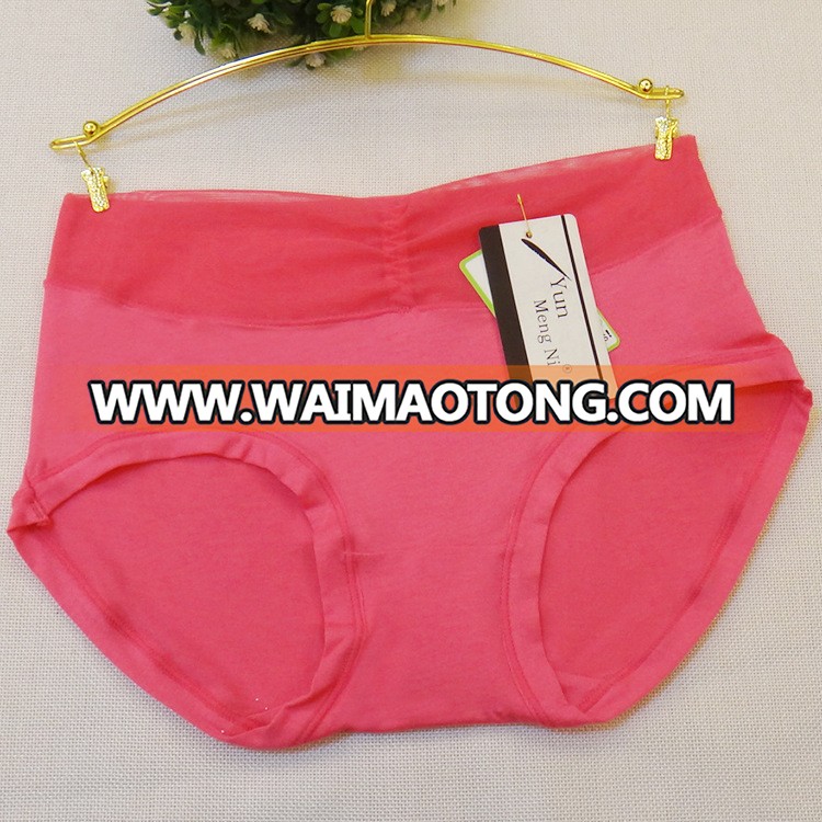 Underwear factory promotion wholesale 95% bamboo 5% spandex free size women panties