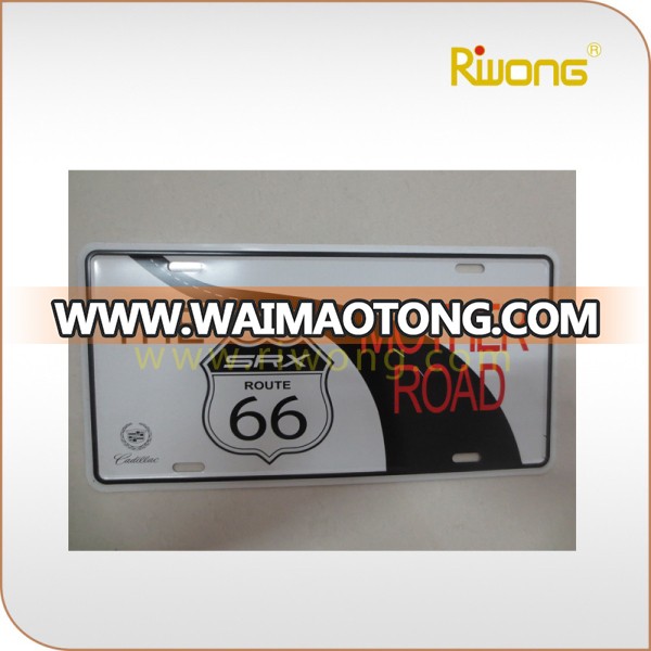 custom aluminum Advertising plate, car license plate