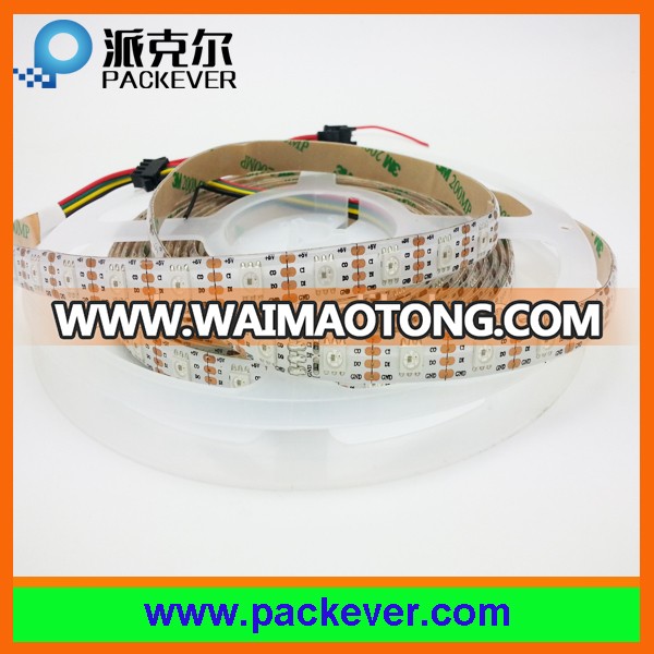 5VDC 60 leds 60 pixels color chasing apa102c led strip white color