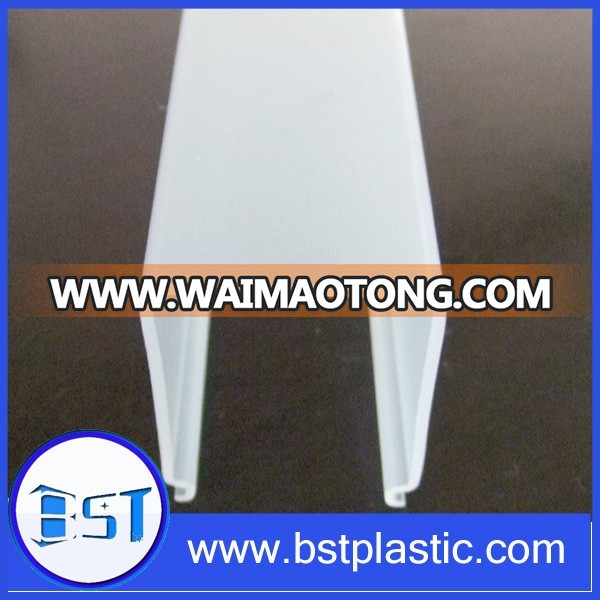 Milky white frosted strip PC lamp cover