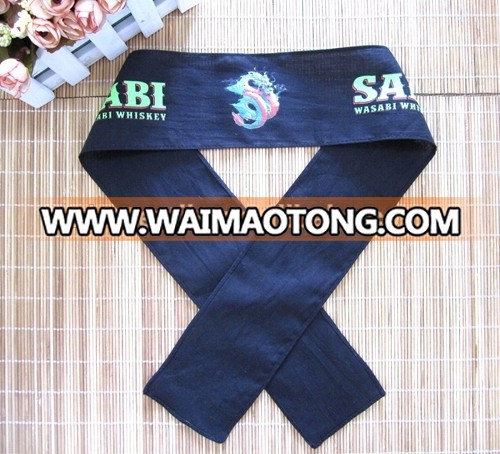 Customized size and design printing cotton fabric head band