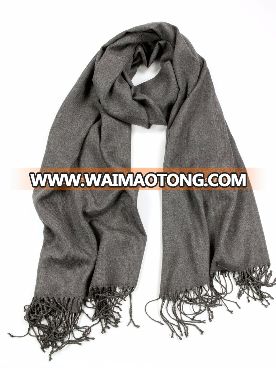 Light Grey Beautiful Viscose Fine Shawls Scarf