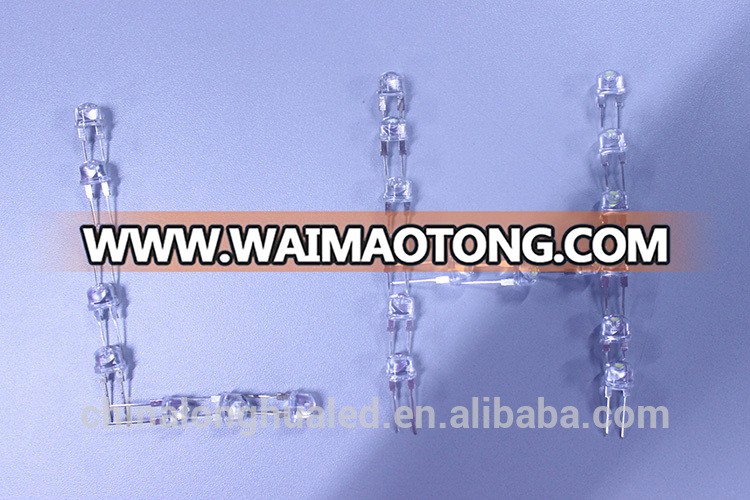 High Stability Epoxy Resin Warm White Round Top 5mm LED Diode Bead