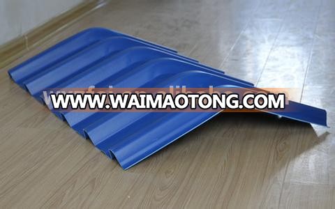 Chinese Synthetic resin Plastic corrugated roof tile / PVC trapezoid roofing sheet