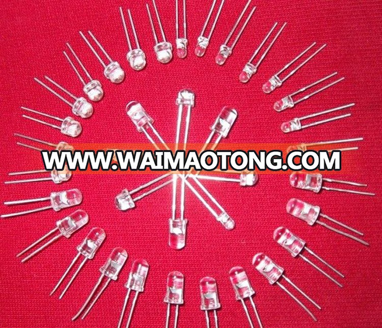 Wholesale High Bright White Straw Hat 5mm Light Emitting Diode