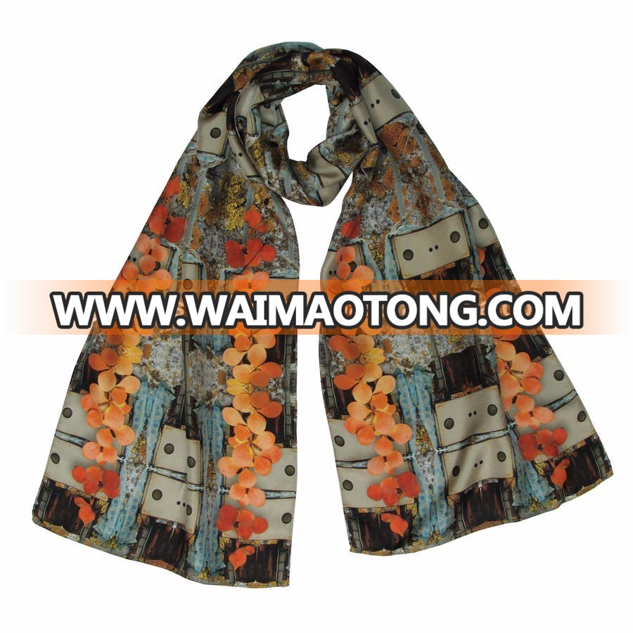 High quality silk scarf scarves